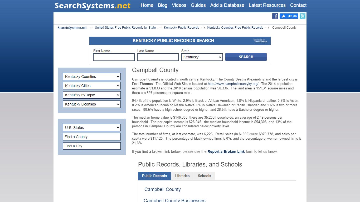 Campbell County Criminal and Public Records